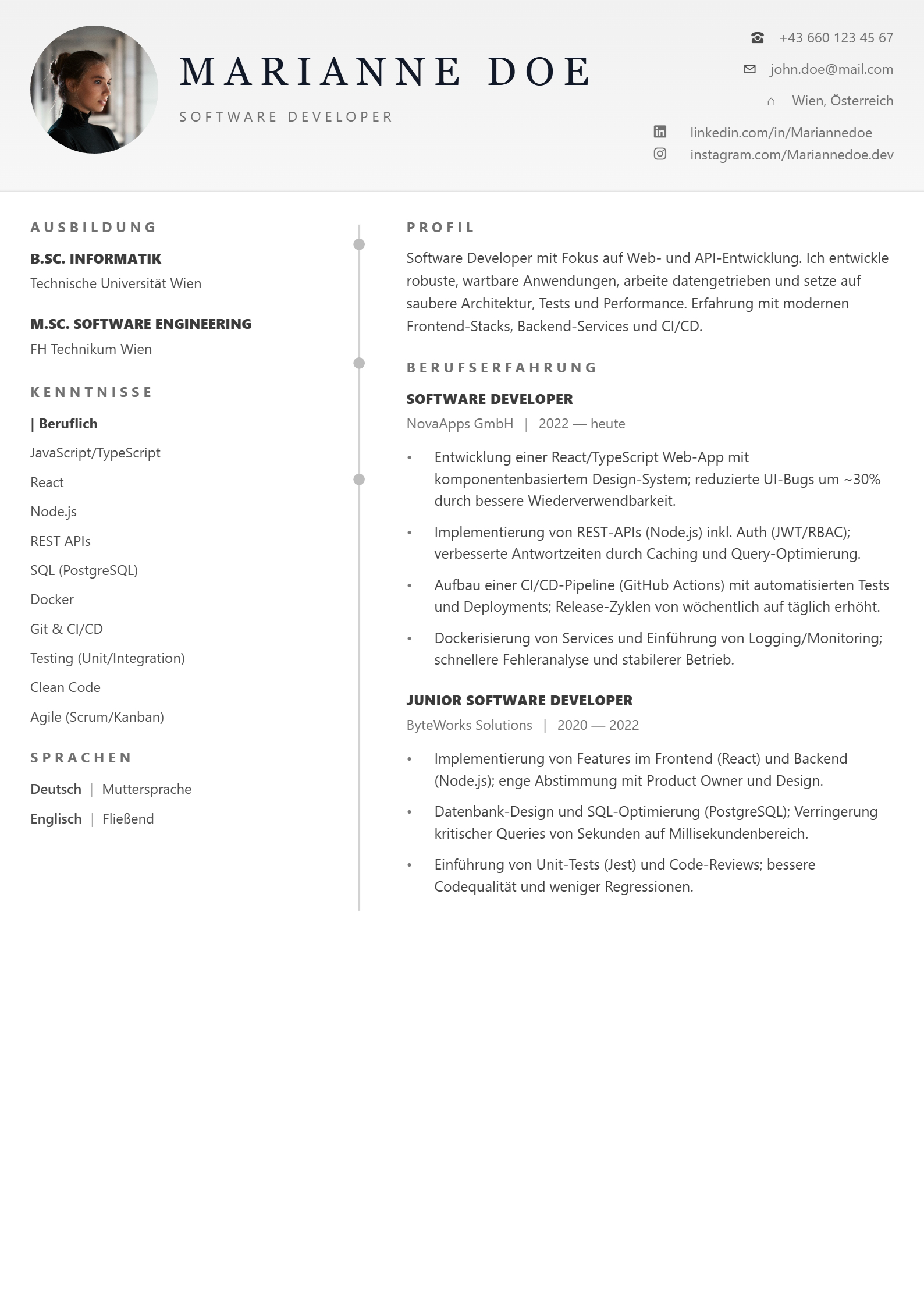 Aare Template Preview