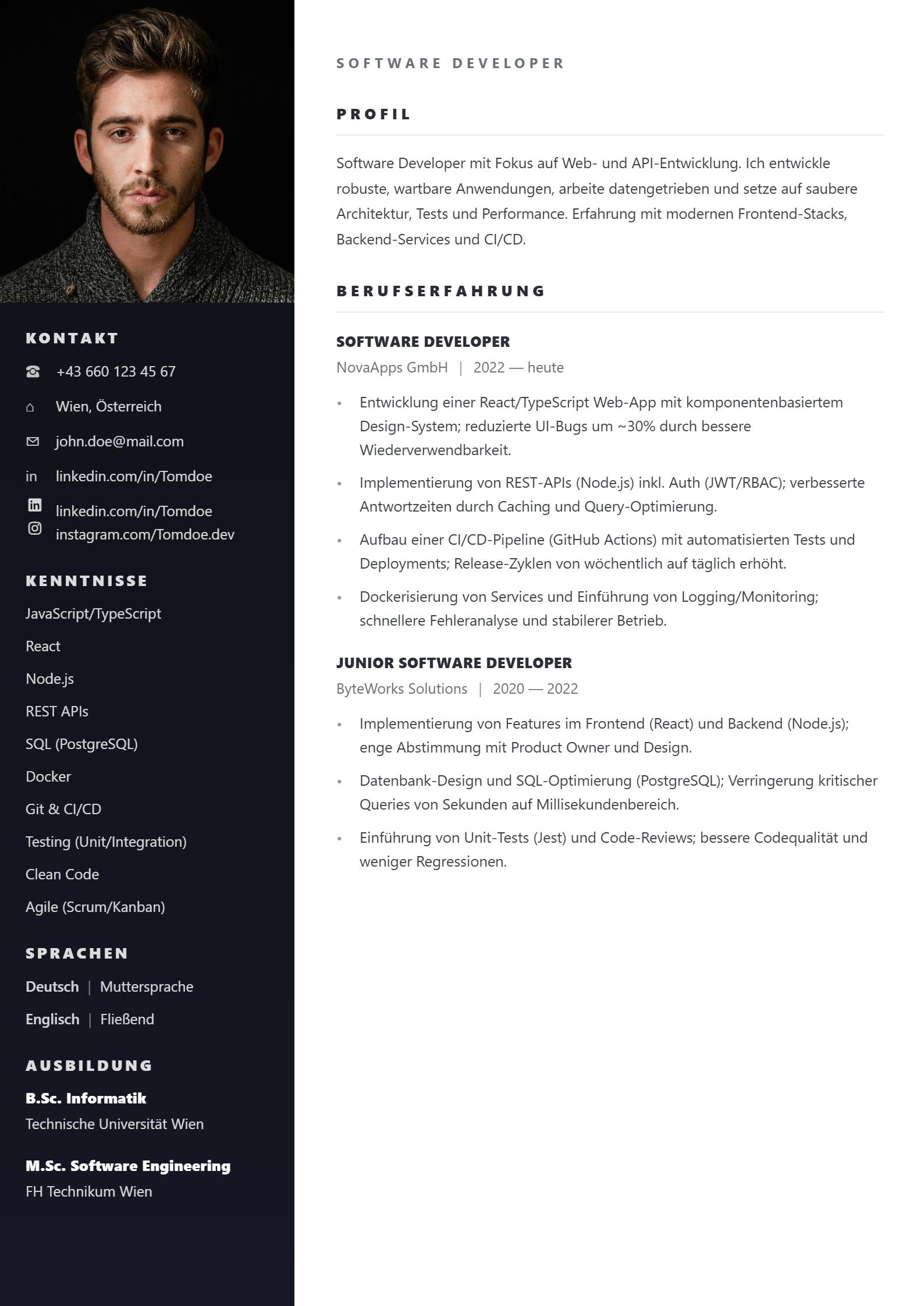 Canfield Template Preview